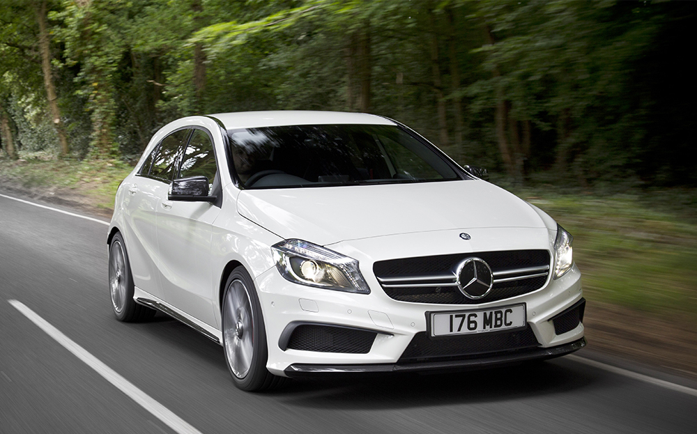 Top 100 hot hatches Merc 45 AMG