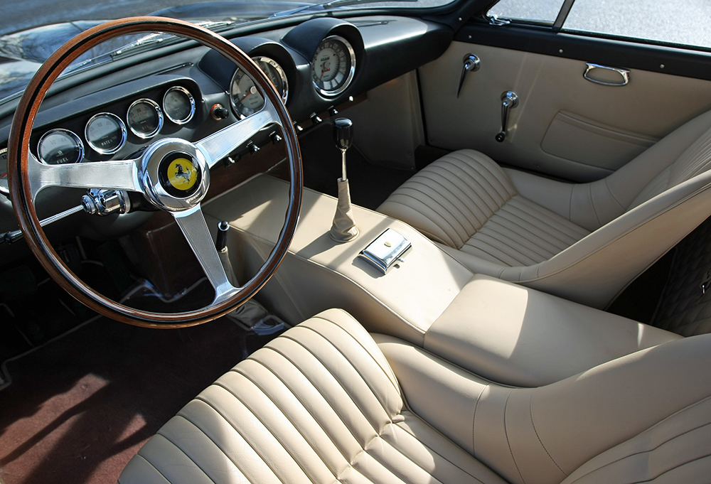 Steve McQueen Ferrari 250 GT interior