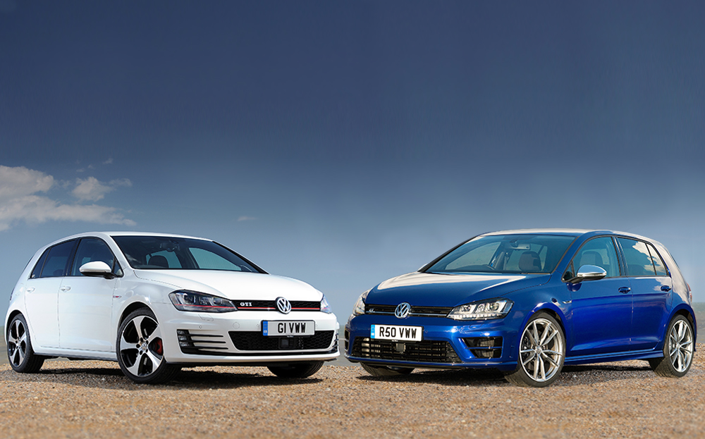 Volkswagen Golf R vs Golf GTI 