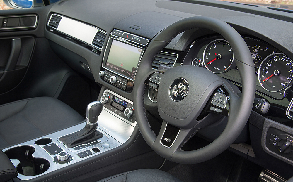 VW Touareg interior