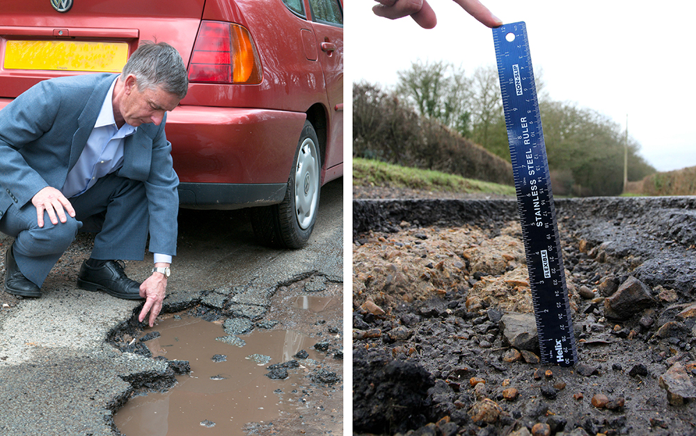 Potholes cost taxpayers £4m a year