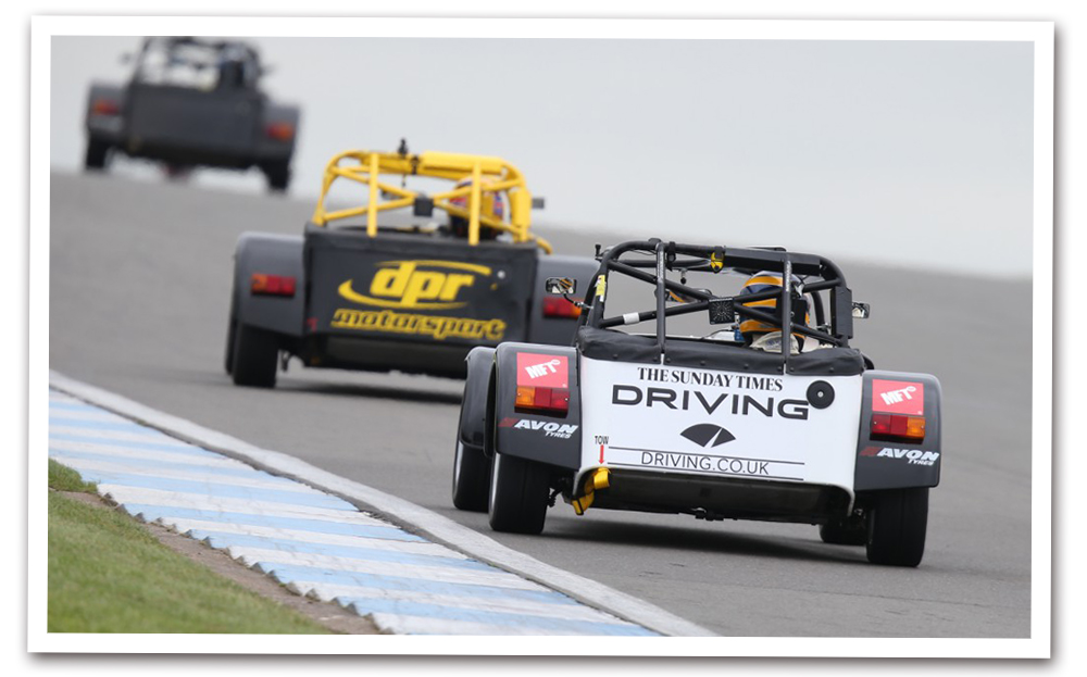 Alistair Weaver crash in Caterham Tracksport race, Circuit Zolder