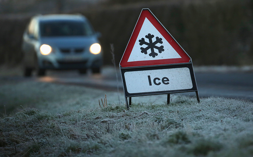 Icy road