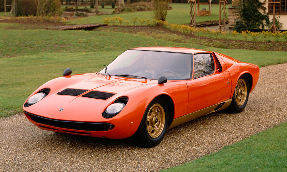 London classic car show 2015 star cars: Lamborghini Miura