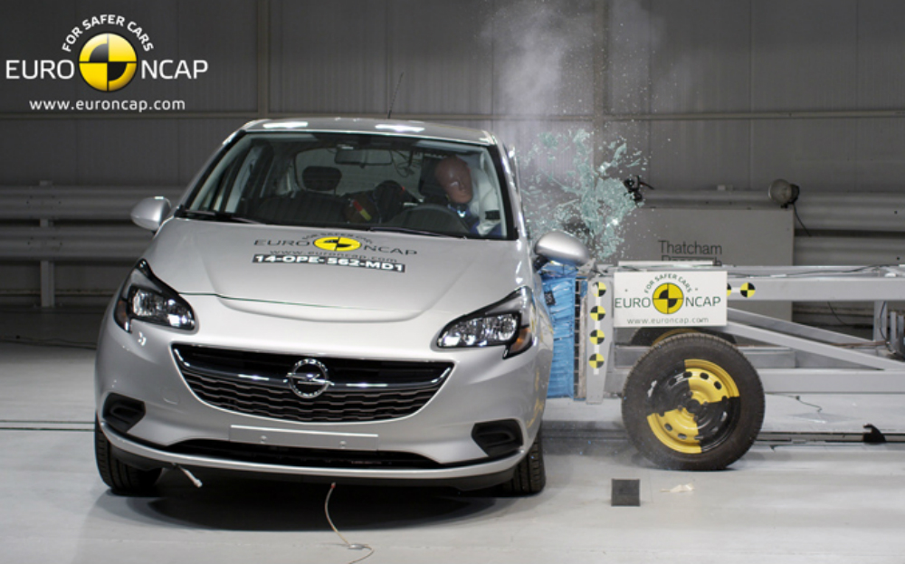 Vauxhall Corsa crash test