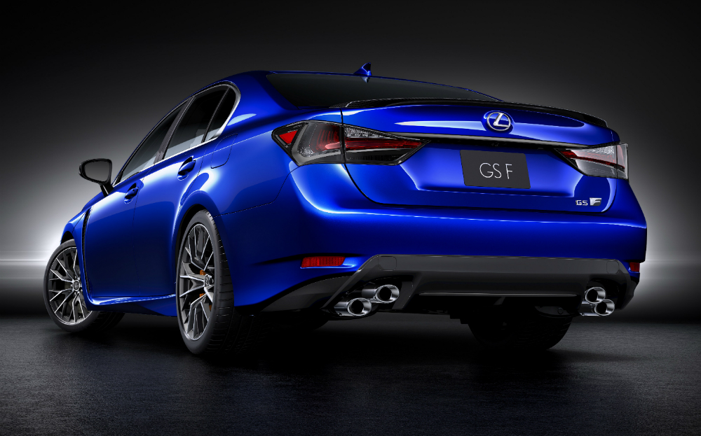 Lexus GS F rear view