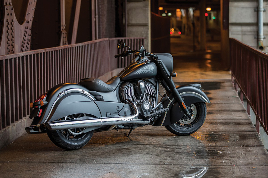 Richard Hammond tests Indian Chief Dark Horse motorbike 