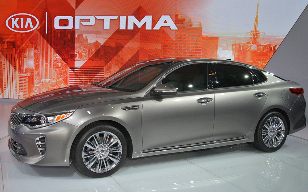 2016 Kia Optima unveiled at 2015 New York auto show