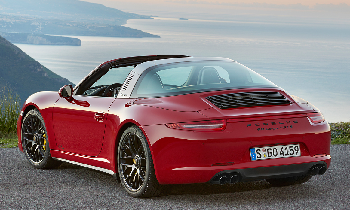 Nick Rufford with the Porsche 911 Targa 4 GTS