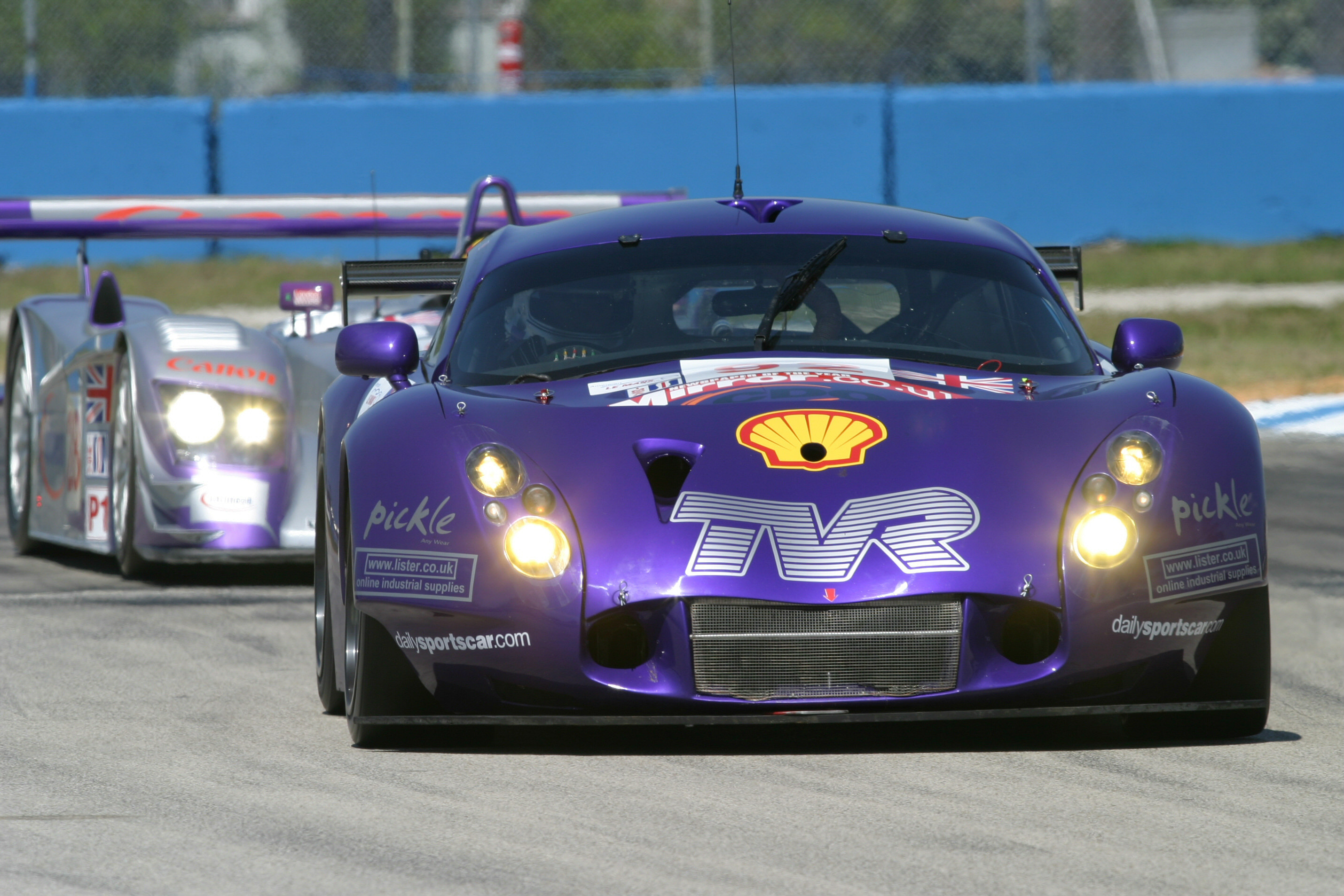 TVR T400R racing at Le Mans