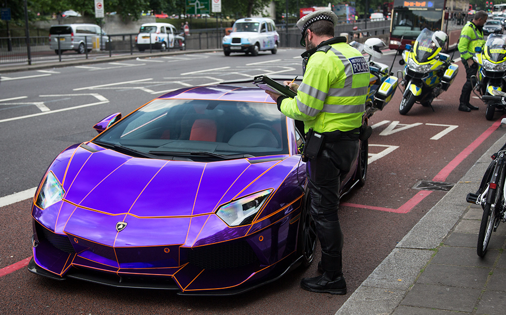 London Supercars policeman