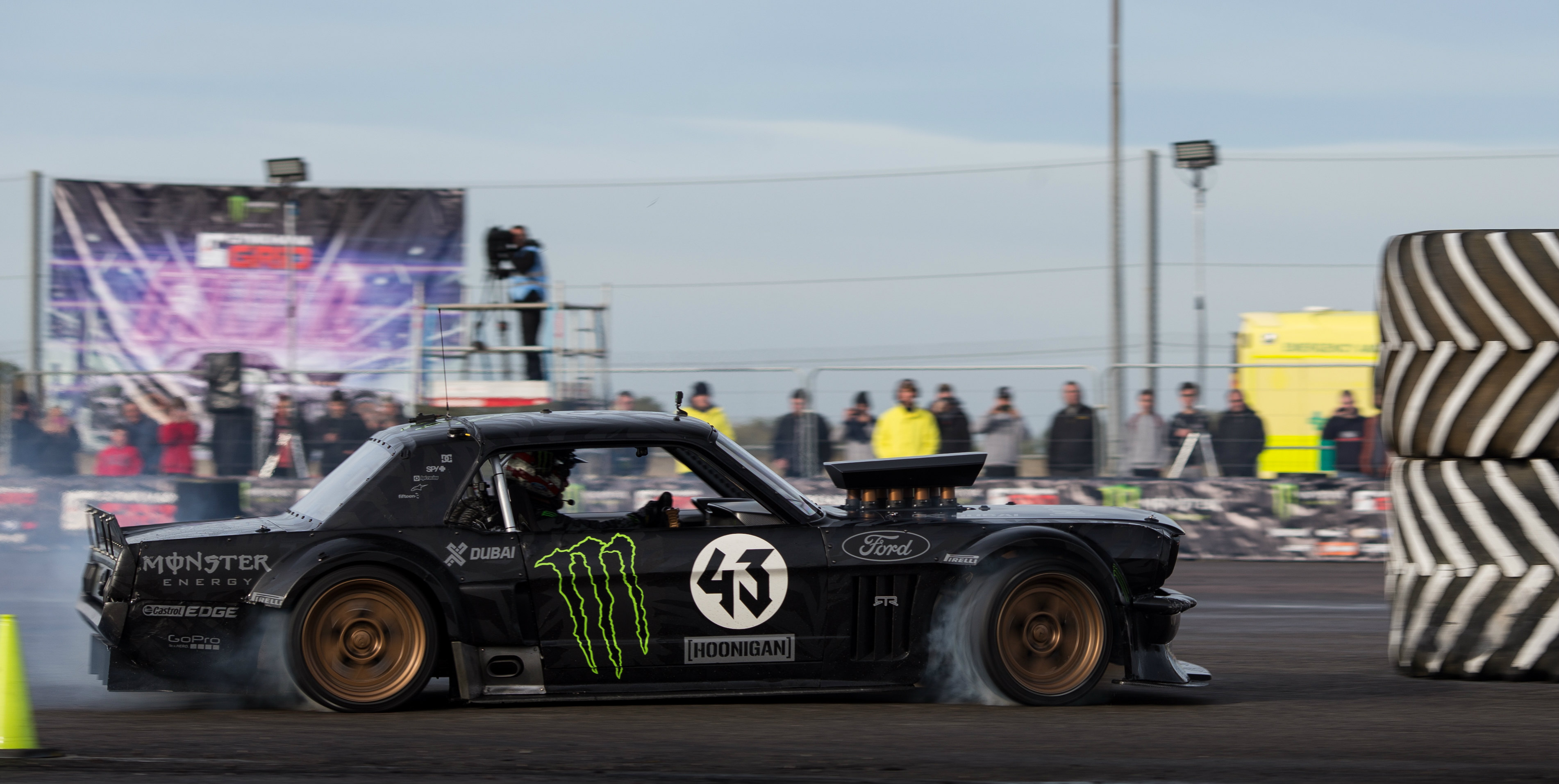 Riding with Ken Block in the 830bhp Ford Mustang Hoonicorn