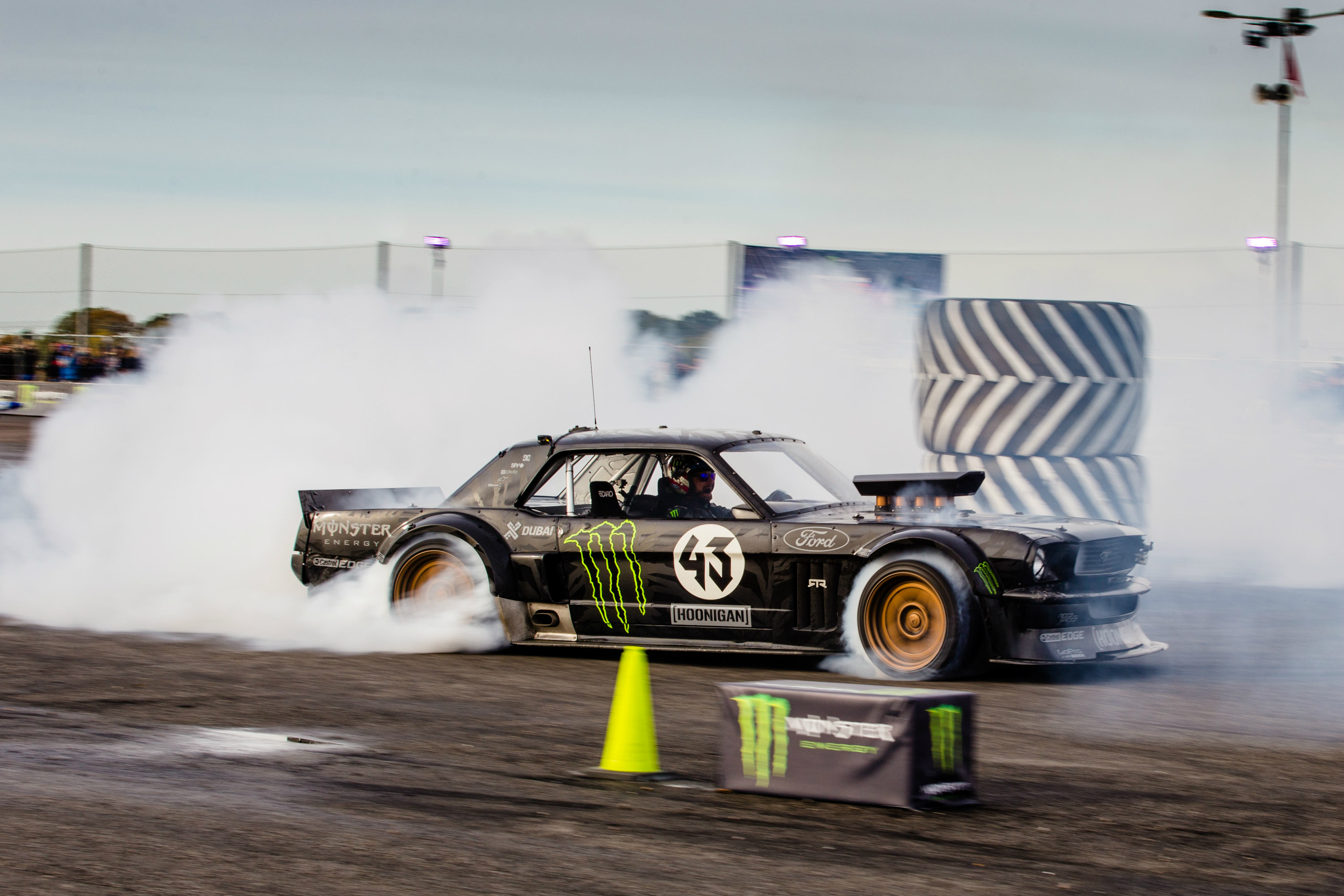 Riding with Ken Block in the 830bhp Ford Mustang Hoonicorn