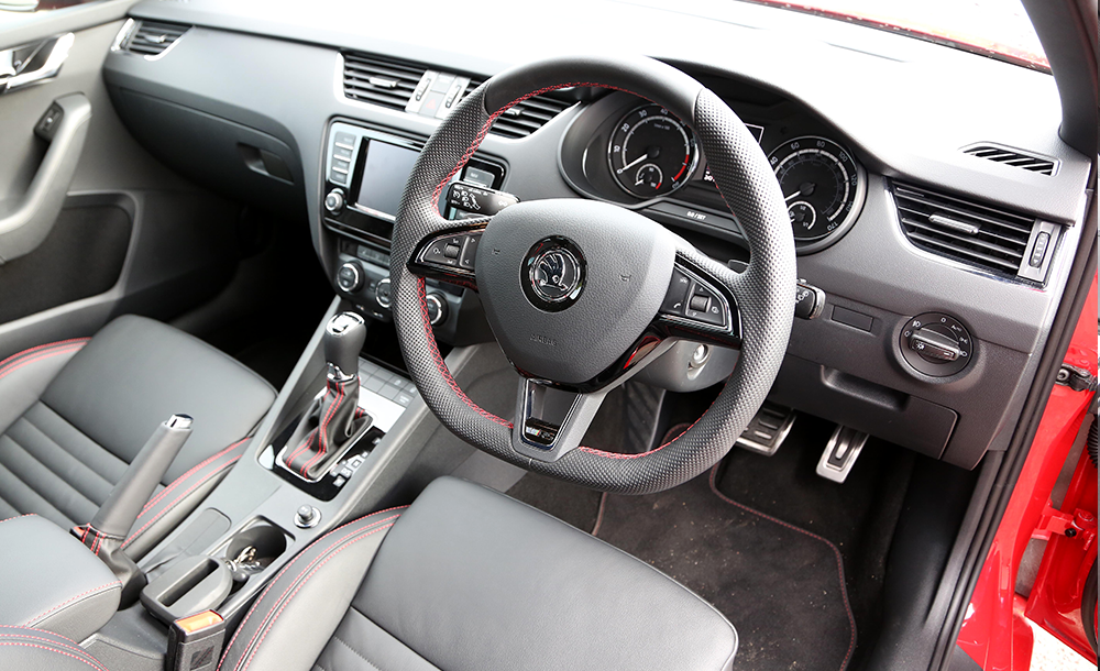 Skoda Octavia vRS interior