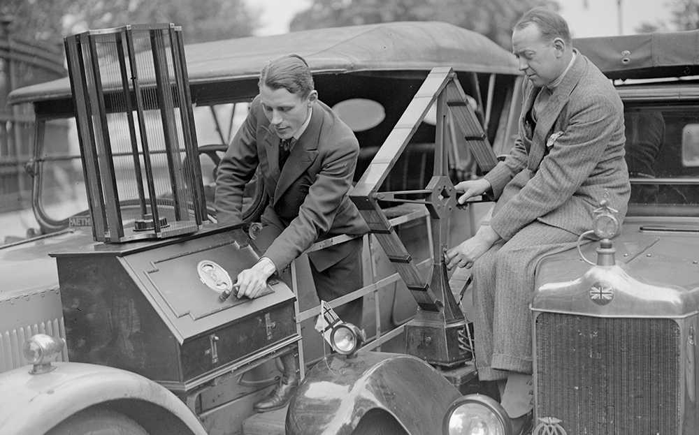 Amateur car radio from 1927