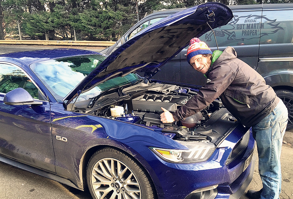 Guy Martin tests out the 2016 Ford Mustang GT