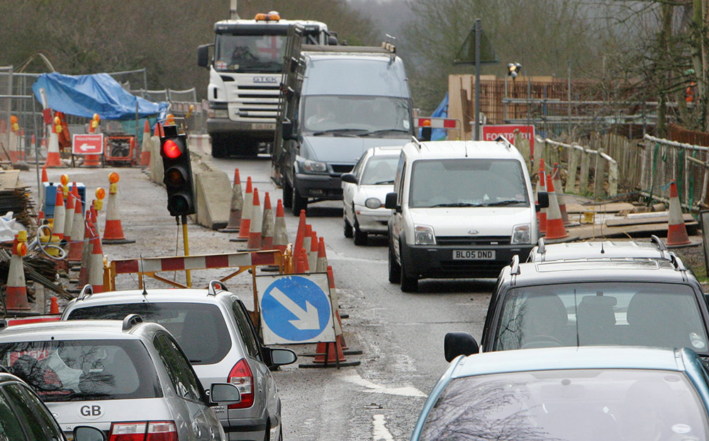 Fines for unmanned roadworks in government crackdown on traffic chaos