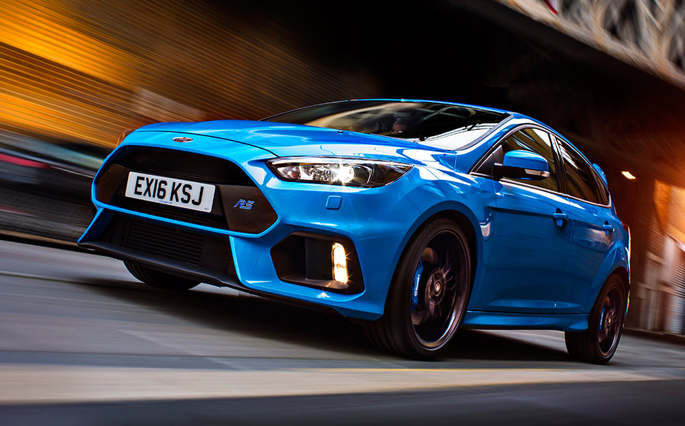 Girl racers hit the road in Ford Focus RS, VW Golf R and BMW M2