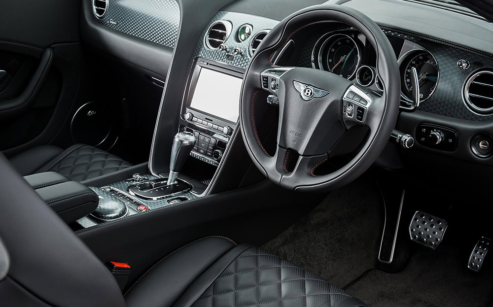 Bentley continental gt speed interior