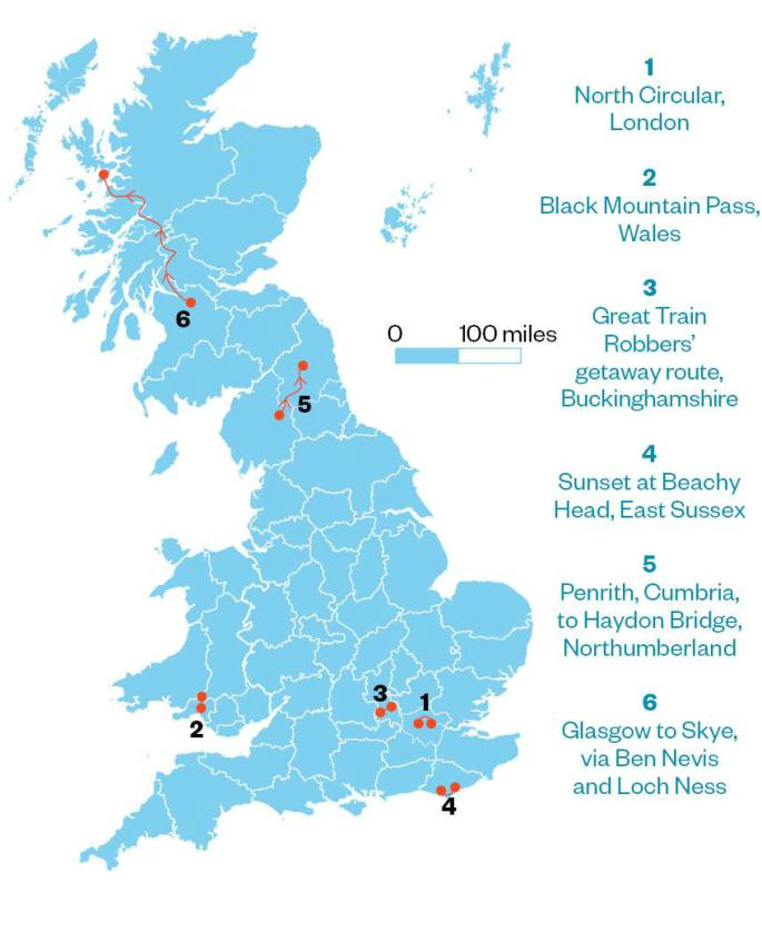 Great Drives_map of locations