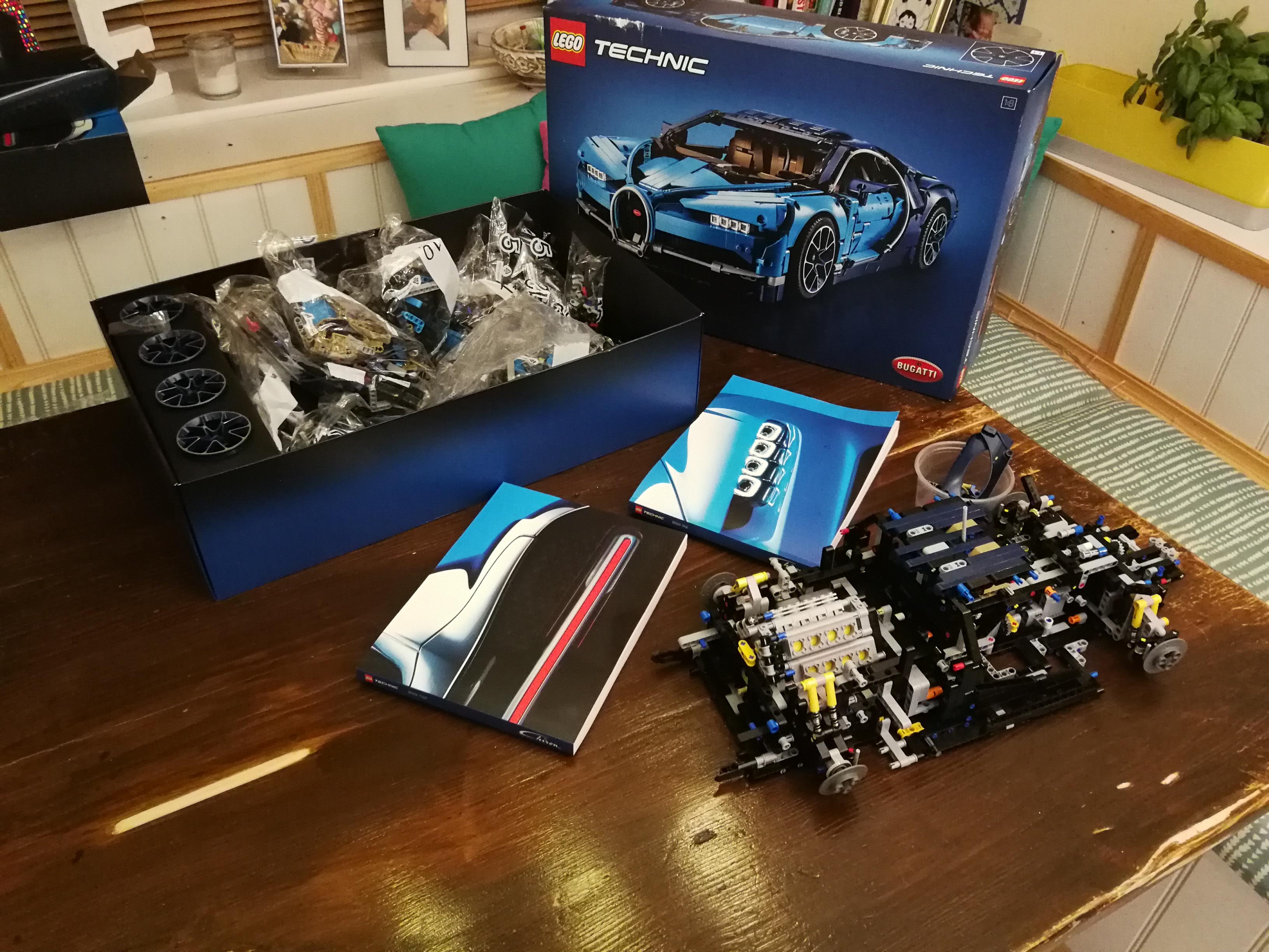 Lego technic bugatti chiron build