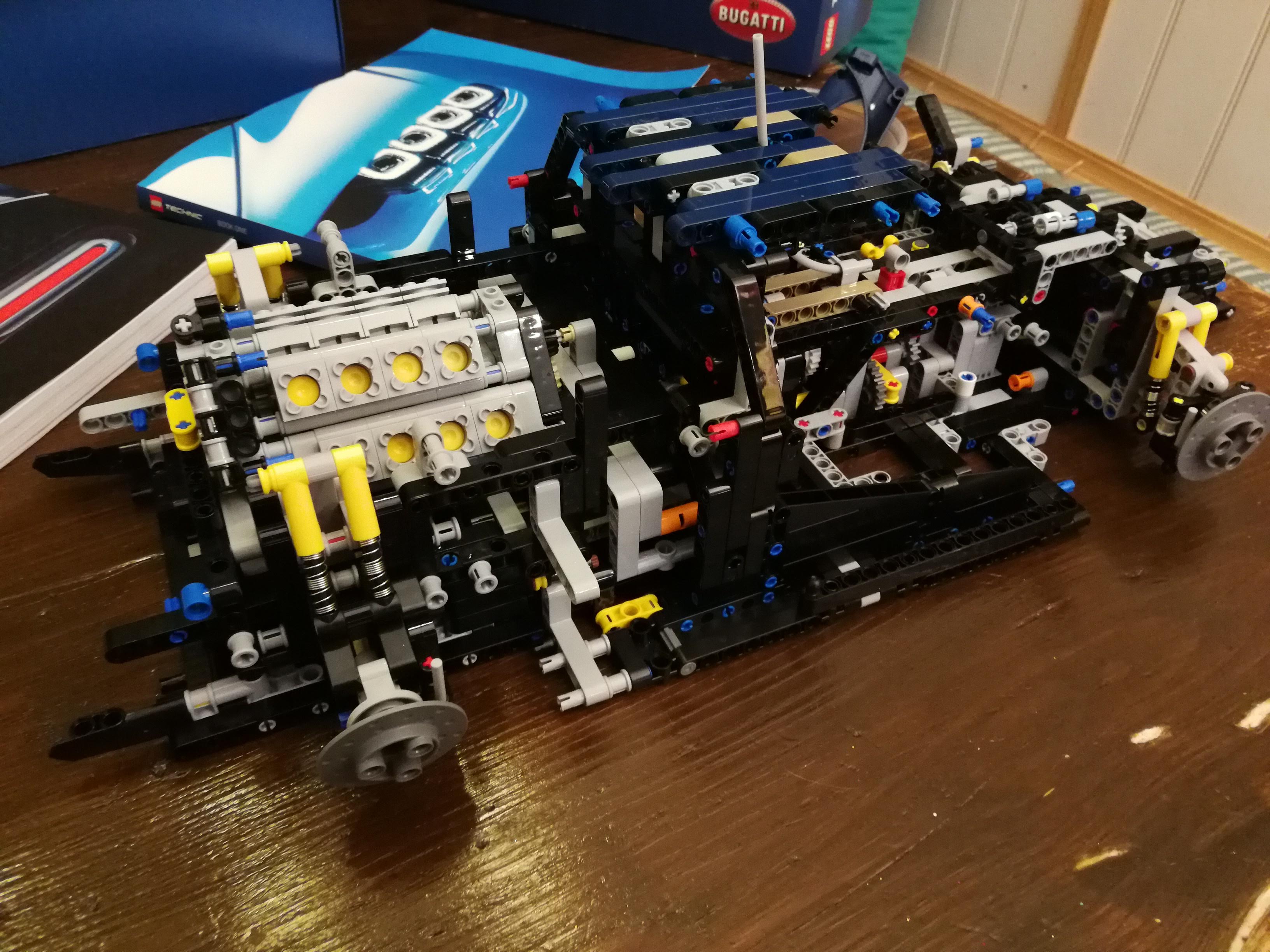 Lego technic bugatti chiron build