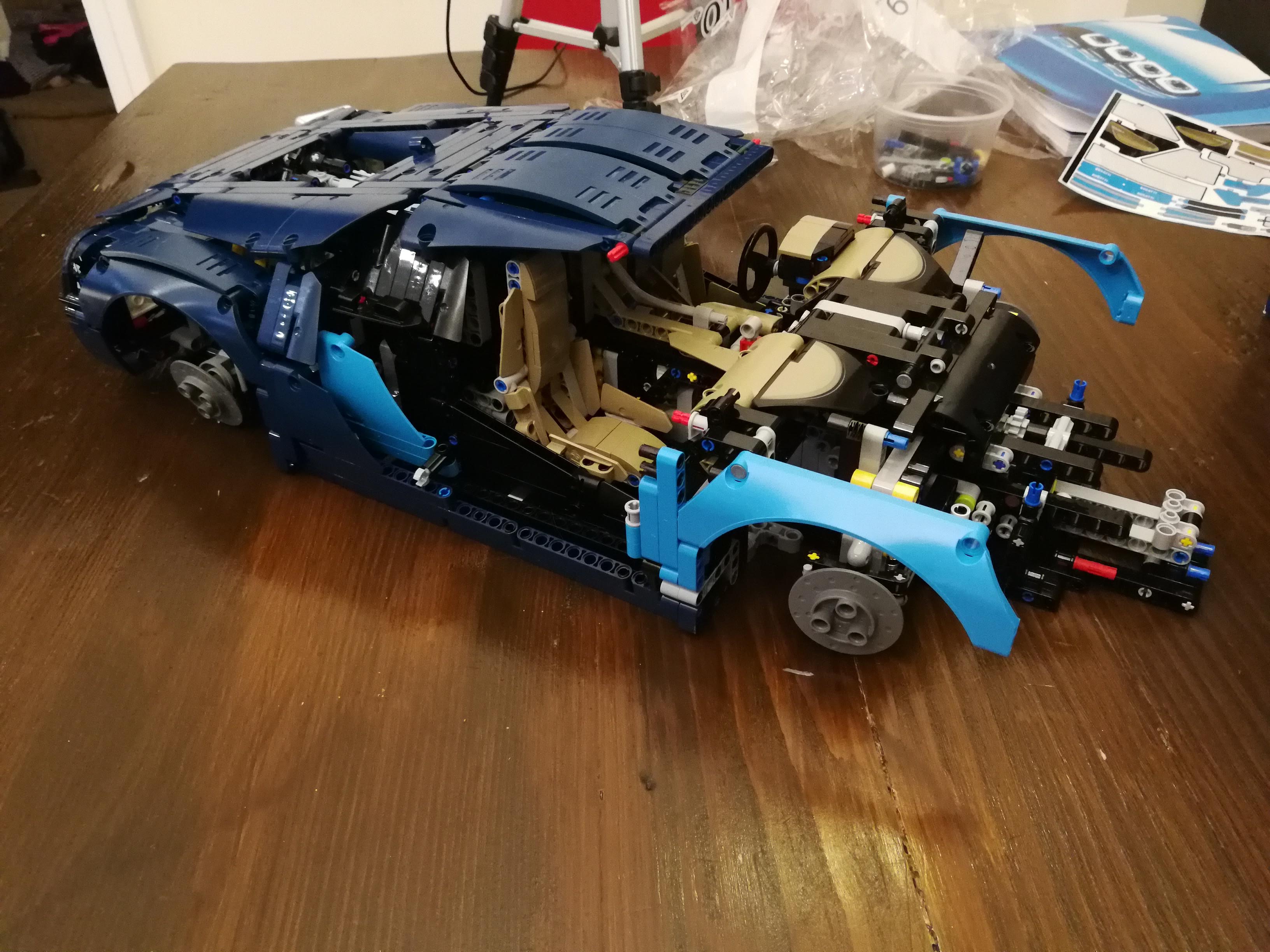 Lego technic bugatti chiron build