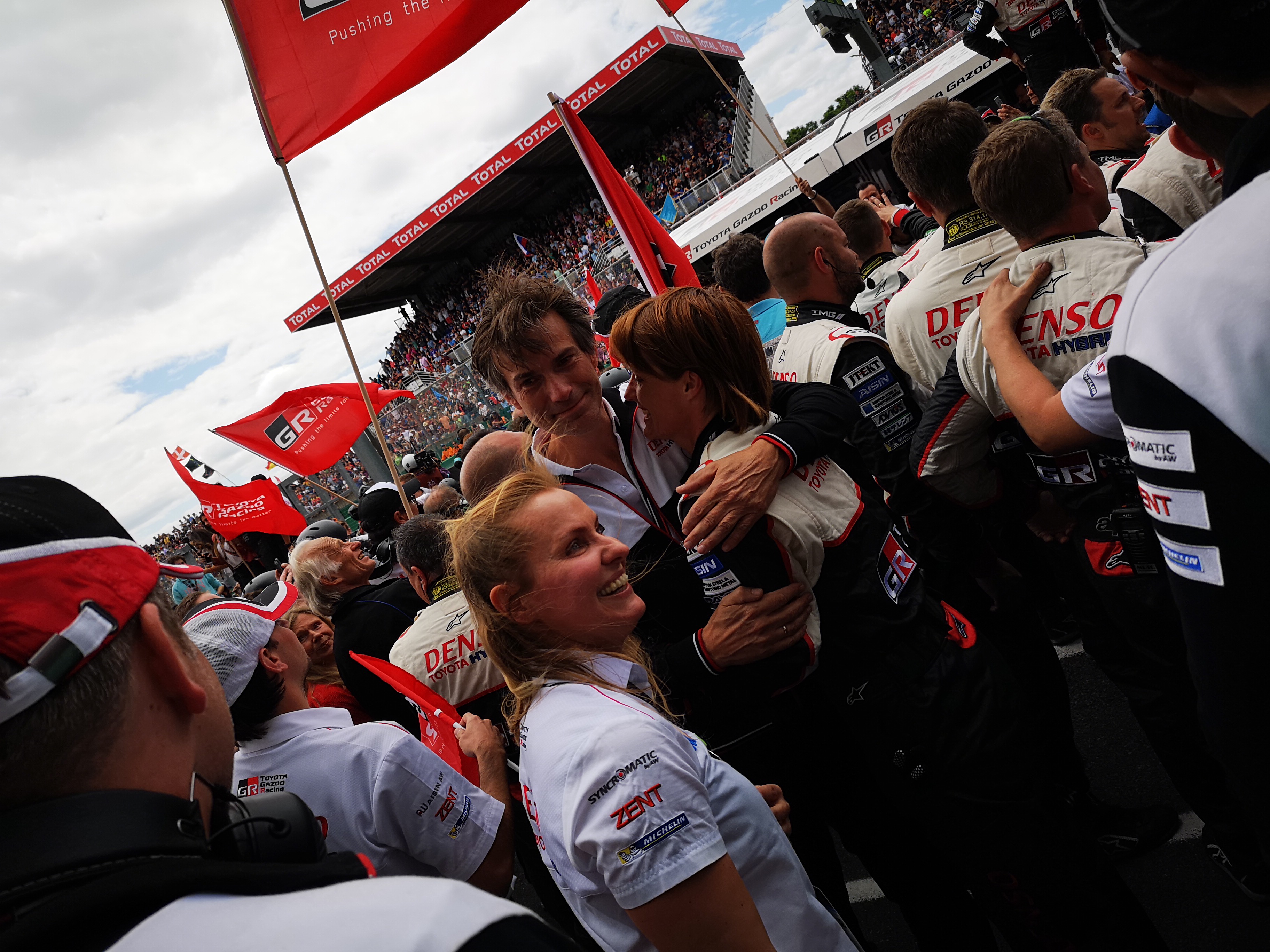 2018 Le Mans 24 Hours - post-race atmosphere in pitlane and podium