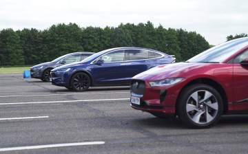 Posh EV drag race: Jaguar I-Pace vs Tesla Model X 100D ... and P100D