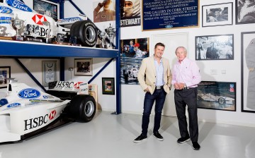 Formula One great Sir Jackie Stewart and his son Mark, a film producer, on dyslexia, driving fast and death