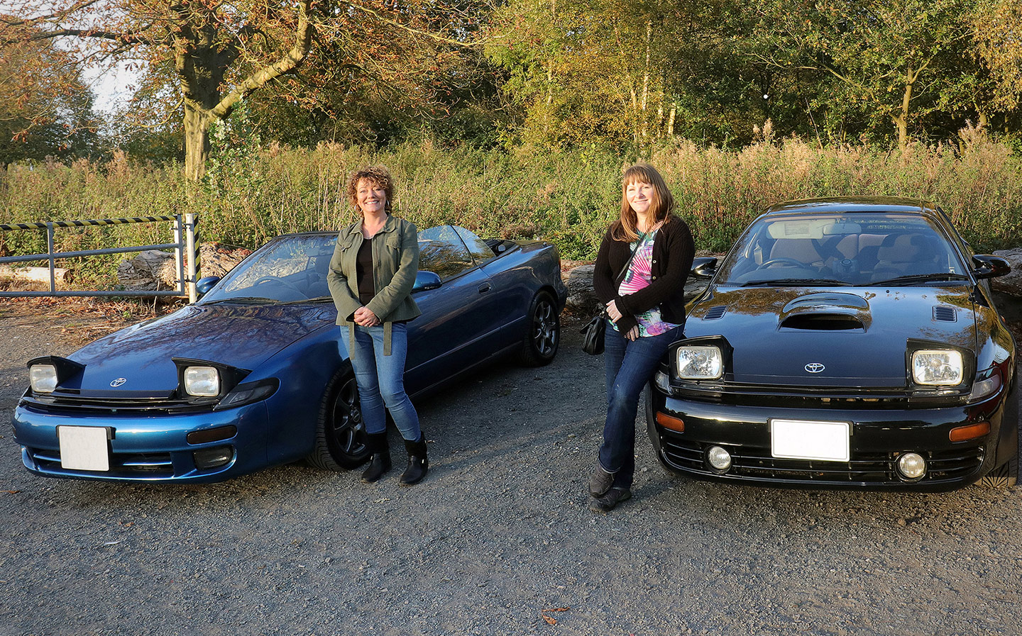 Women with drive: The ladies who love being behind the wheel of a classic car: Angela Edwards and Donna Bickley