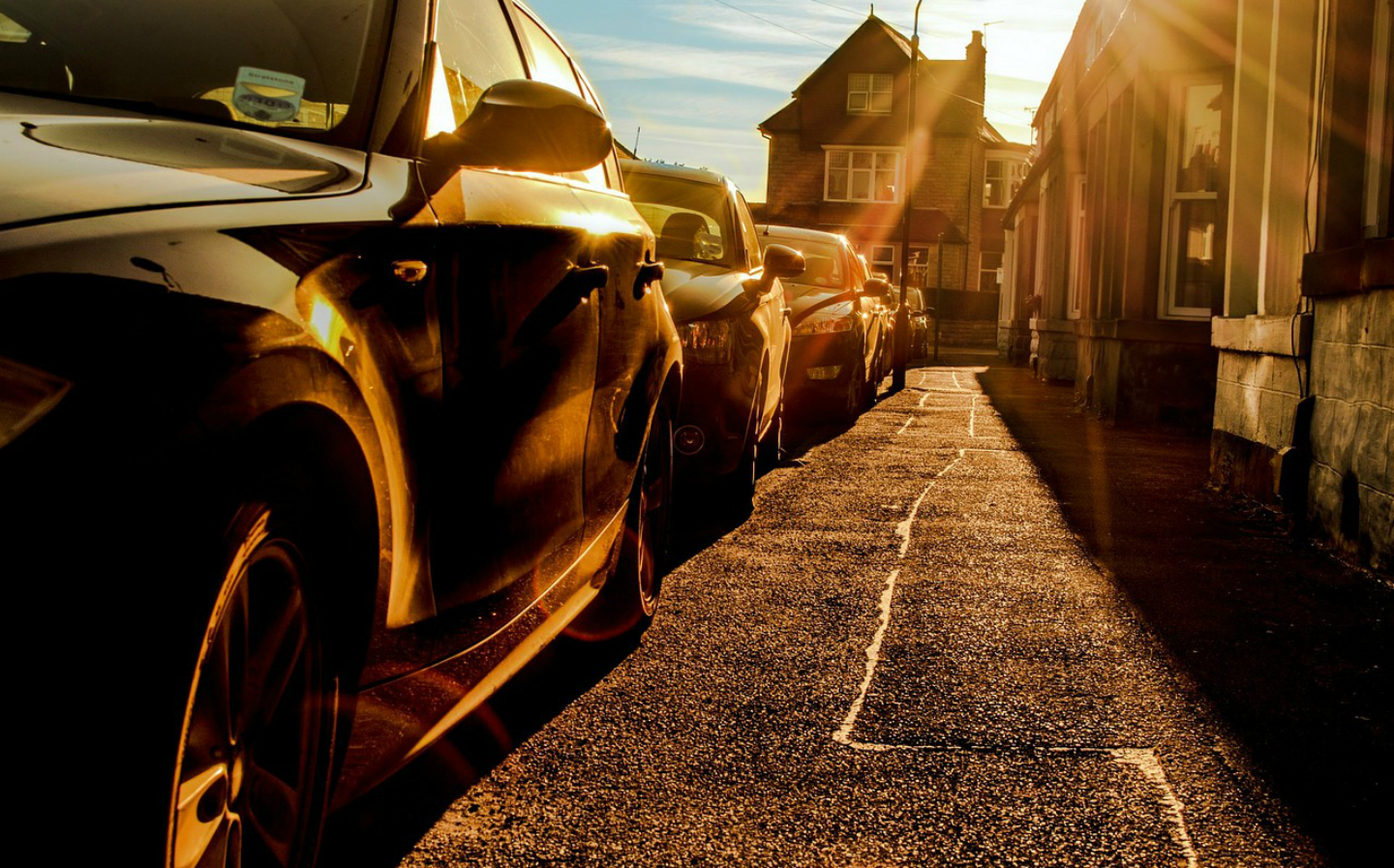 UK street pavement parking