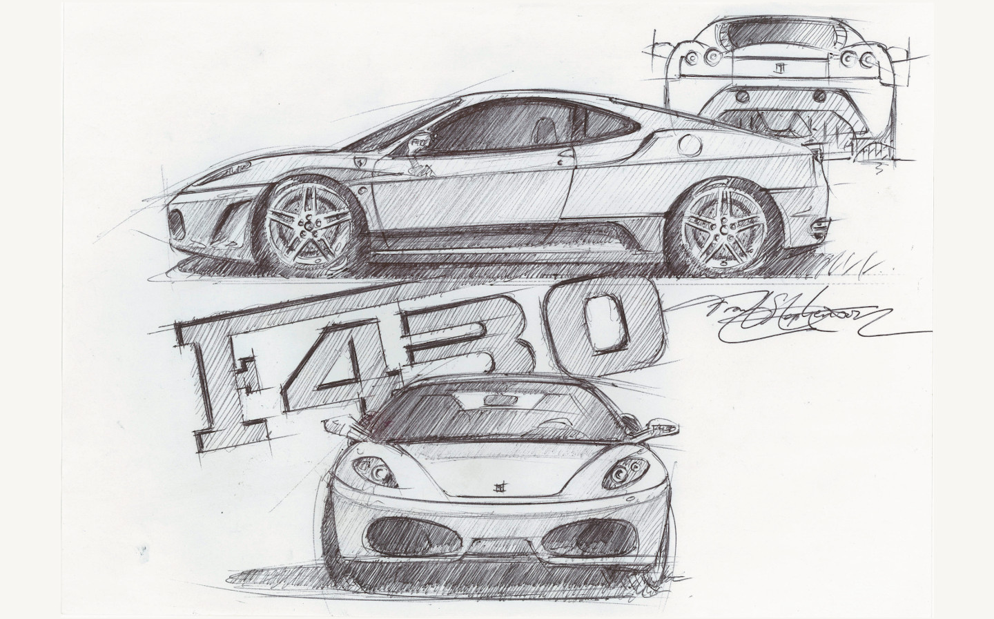 McLaren P1 designer sells sketches for charity