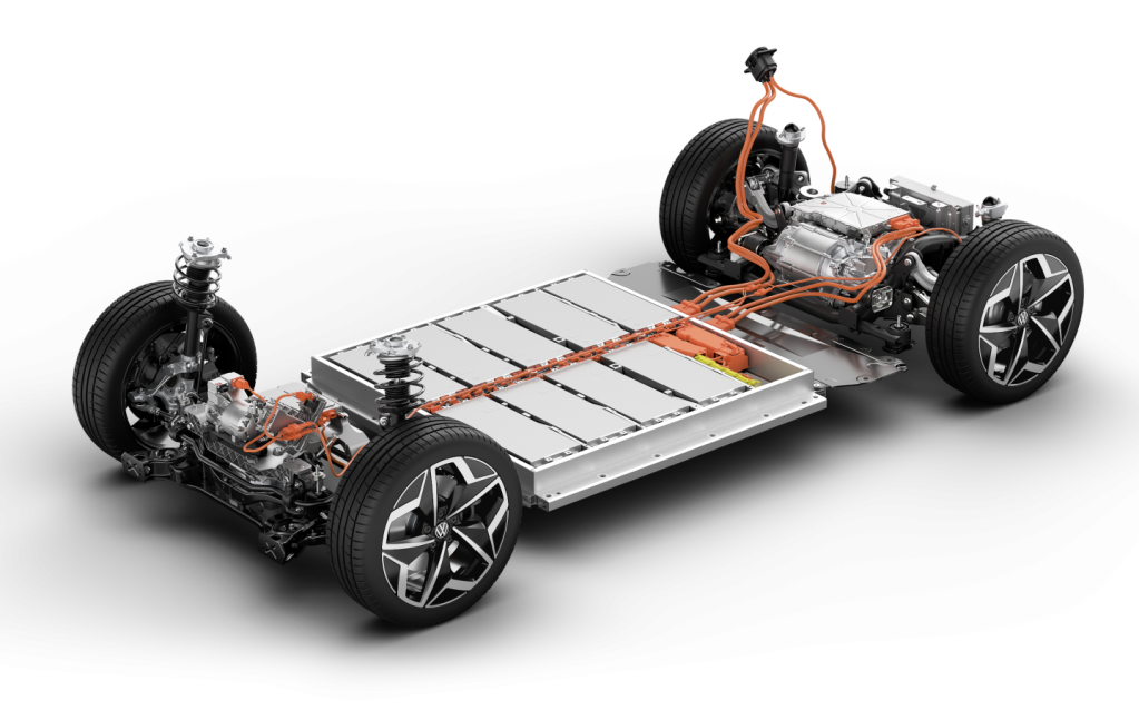 VW ID.3 electric drivetrain MEB platform