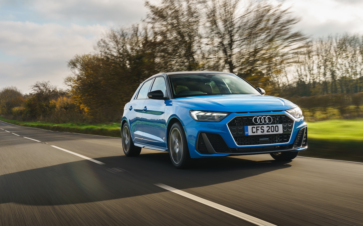 Audi A1 driving