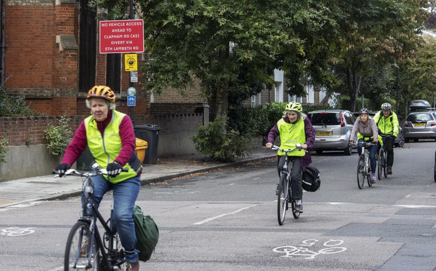 low-traffic zone cyclist