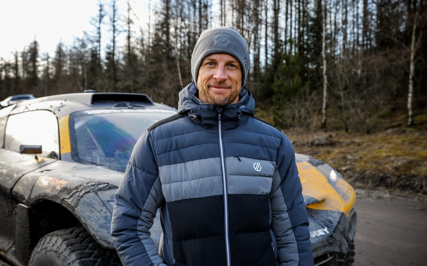 Jenson Button of team JBXE in Extreme E