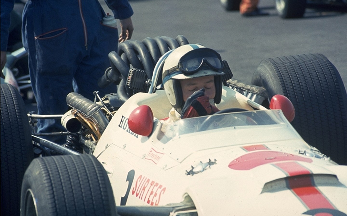 John Surtees in the Honda RA300 in 1967