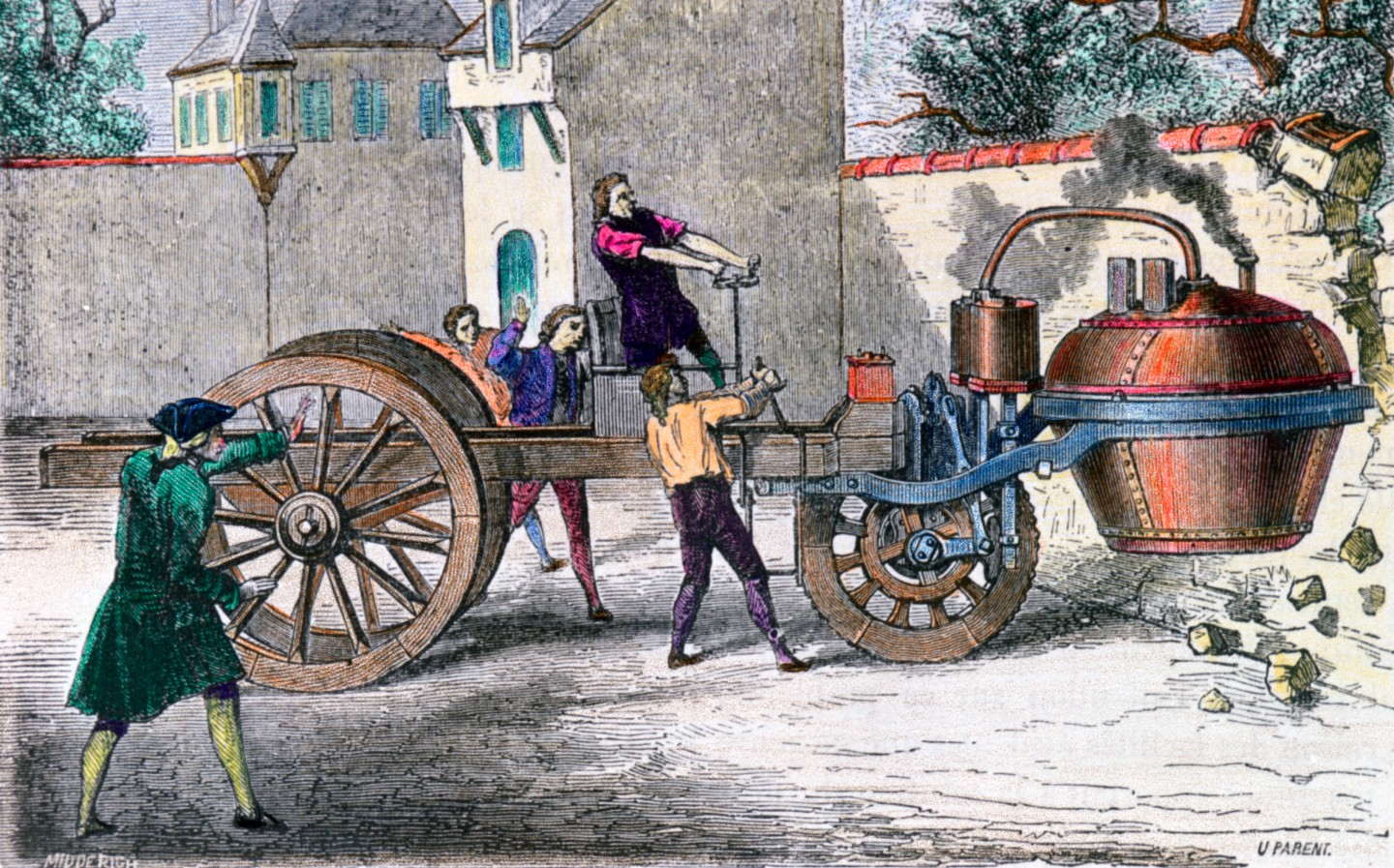 Nicolas-Joseph Cugnot's steam tractor