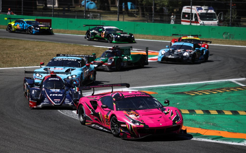 Iron Dames in Ferrari 488 GTE Pro Evo at Monza 2022 WEC