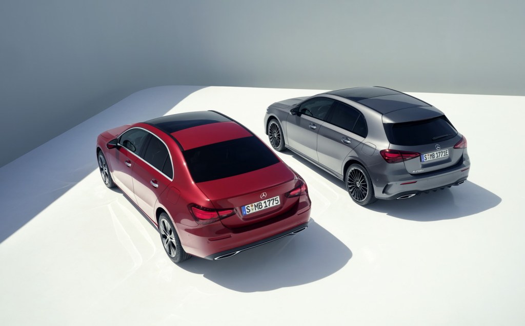 Updated Mercedes-Benz A-Class saloon and hatchback