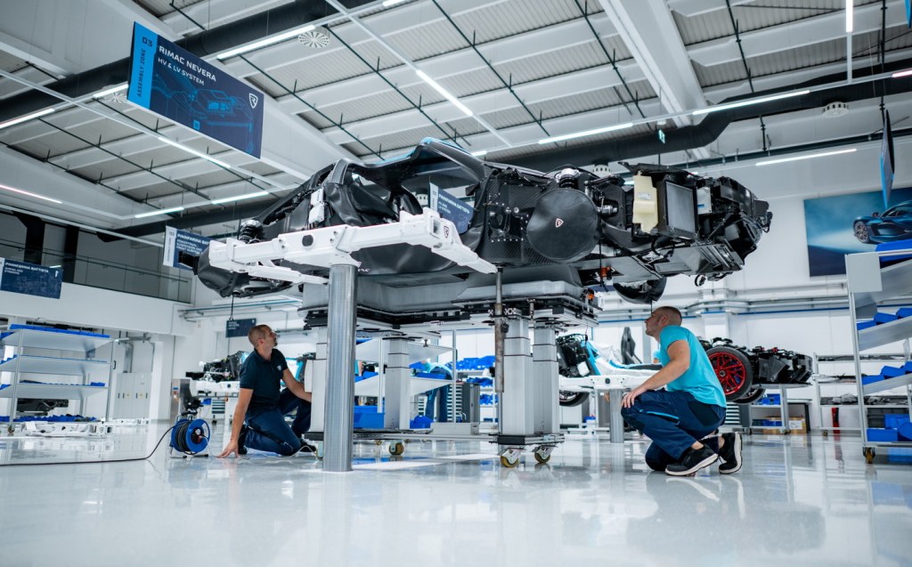 Rimac Nevera factory near Zagreb in Croatia