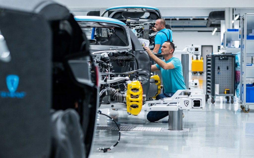 Rimac Nevera factory near Zagreb in Croatia