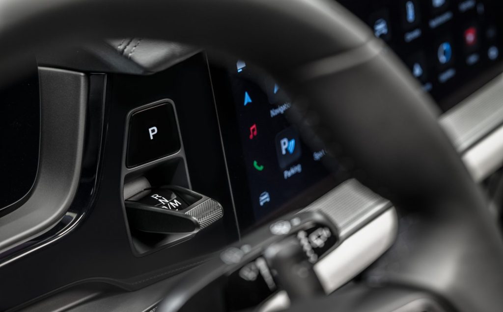 Interior of the new Porsche Cayenne