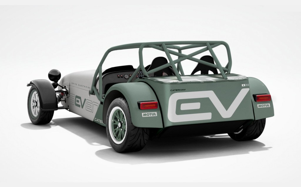 Caterham reveals electric Seven prototype