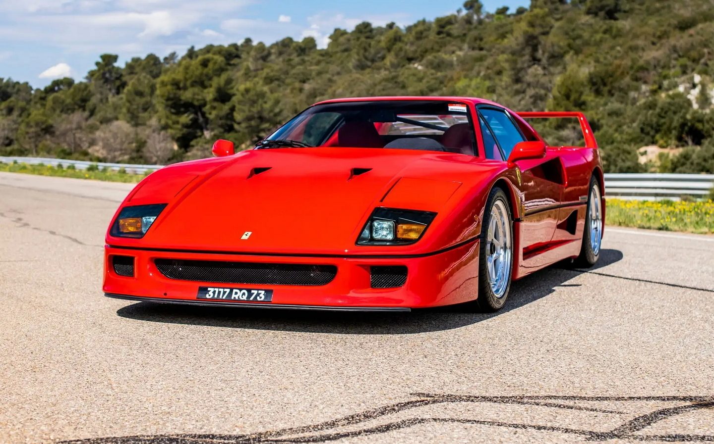 Ex-Alain Prost 1990 Ferrari F40 © Courtesy of RM Sotheby's