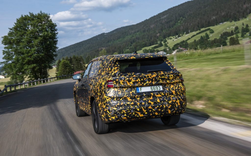 2024 Skoda Kodiaq in camouflage