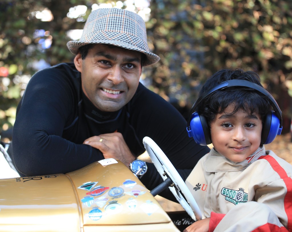 Karun and Kushant Chandhok at the 2023 Goodwood Revival