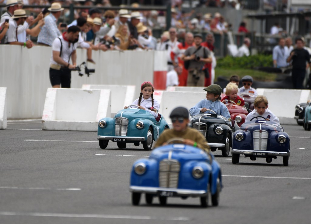 Eva Dron in the Settrington Cup race two at Goodwood Revival 2023. (Jeff Bloxham)