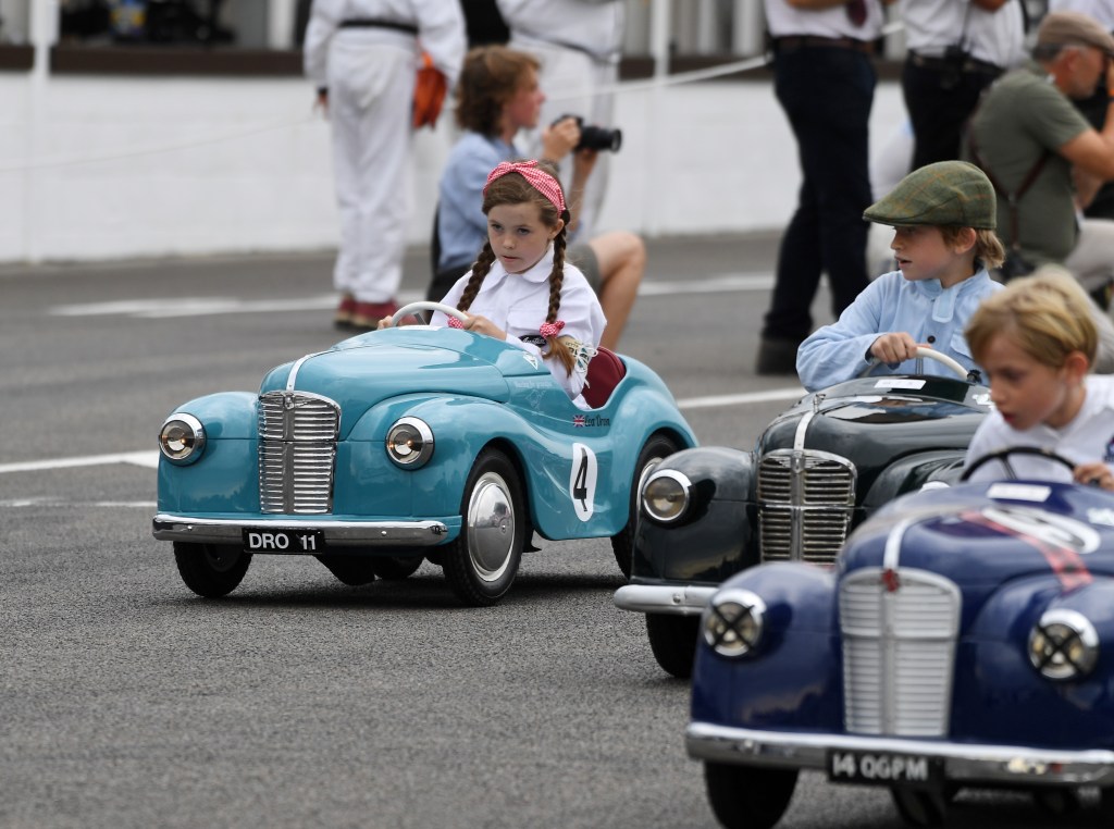 Eva Dron in the Settrington Cup race two at Goodwood Revival 2023. (Jeff Bloxham)